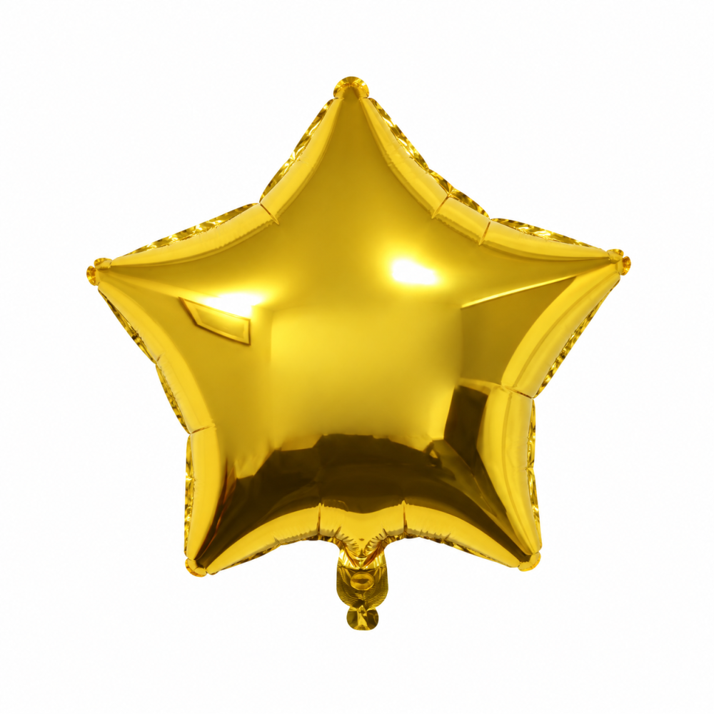 18 Inch Foil Balloon Star Gold