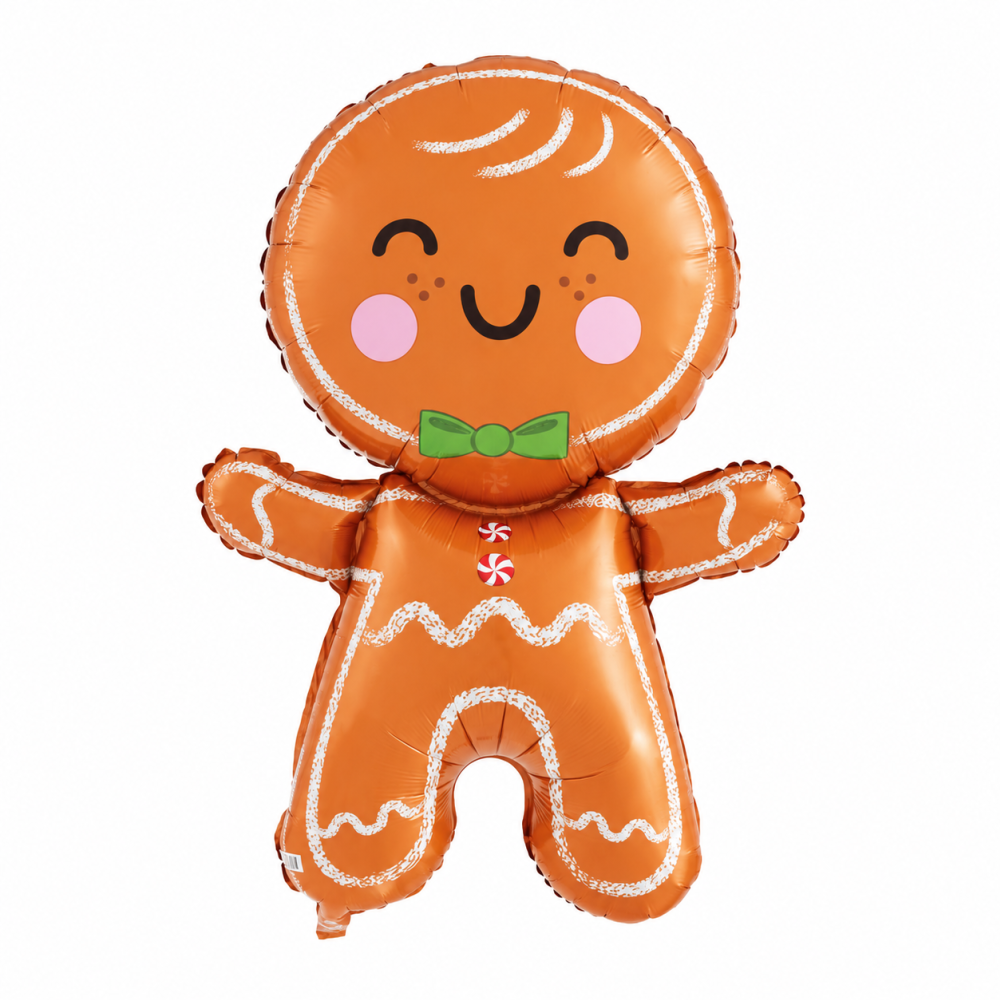 Foil Balloon Christmas Gingerbread Man