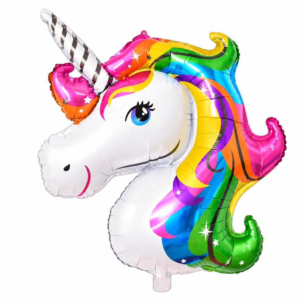 Foil Balloon Colourful Unicorn