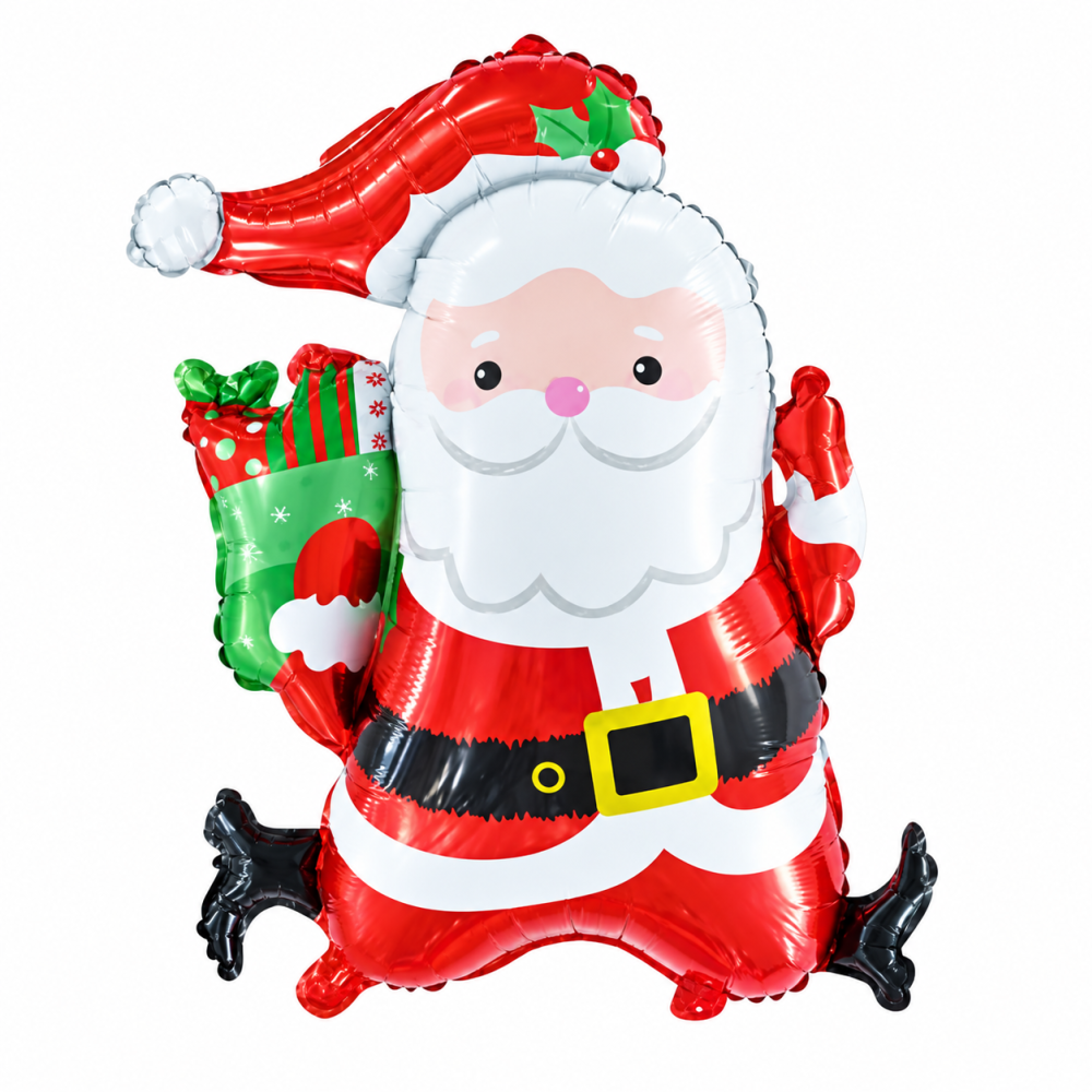 Foil Balloon Christmas Santa
