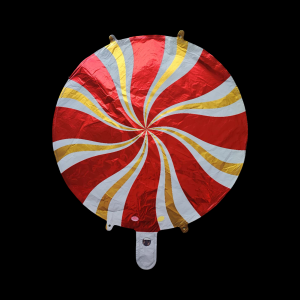 Foil Balloon Christmas Wreath Red