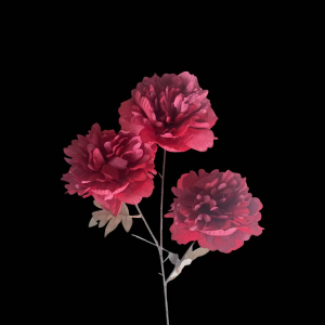 Artificial Peony Red