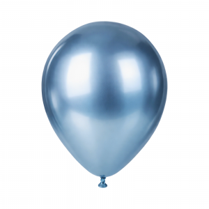 5 Inch Chrome Balloon Steel Blue (10PCS)