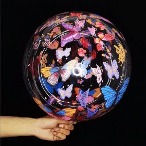 20 Inch Printed Bubble Balloon Butterfly