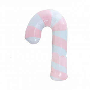 Foil Balloon Christmas Crutch Pink