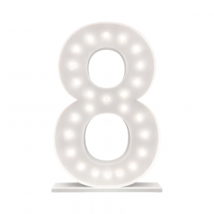 Giant LED Number Light 1.2 Meter 8