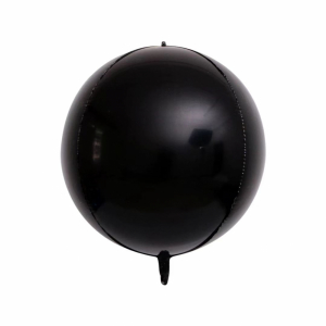 50 Inch Foil Balloon Black  1.27m (1PCS)