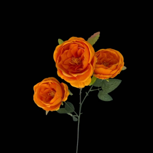 Artificial Austin Rose Orange