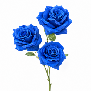 Artificial Rose Royal  Blue