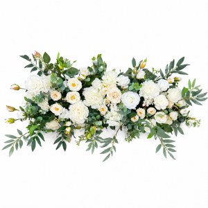 Artifical Flower Row White (80CM)