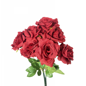 Artificial Flower Rose Bunch Red (7 Roses)