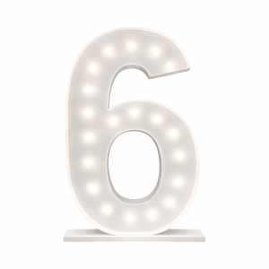 Pre Order Giant LED Number Light 1.2 Meter 6