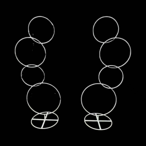 Bubble Circle Backdrop Frame (2pcs)