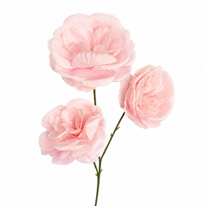 Artificial Round Rose Pink