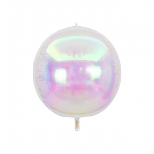 22 Inch 4D Round Sphere Shape Foil Balloon  Transparent (1PCS)