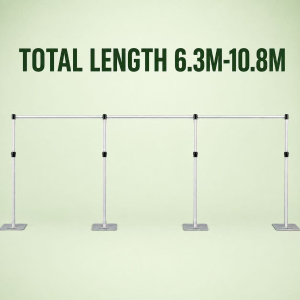 Adjustble Heavy Duty Aluminium Backdrop Stand (3.6m*10.8m)