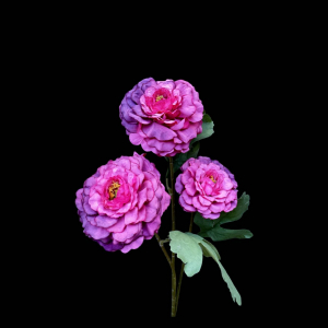 Artificial Flower Peony Hot Pink