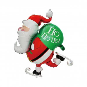Foil Balloon Christmas Santa