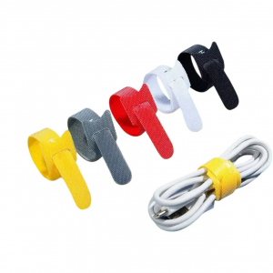 Velcro Cable Tie White 25cm (100 PCS)