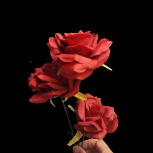 Artificial Rose Dark Red