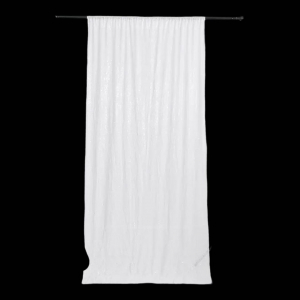 Sequin Curtains White  ( 1.2m *3m)