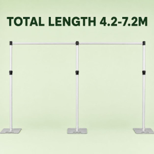 Adjustble Heavy Duty Aluminium Backdrop Stand (3.6m*7.2m)