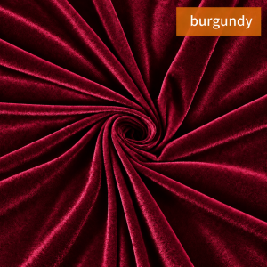 Premium Heavyweight Velvet Fabric &ndash; 200GSM Burgundy (1.5m*20m)
