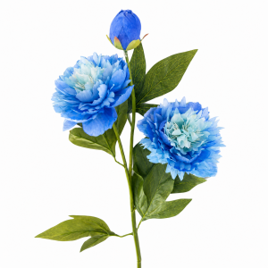Artificial Flower Peony Blue