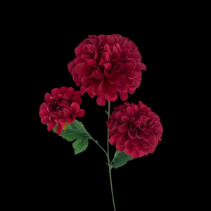 Artificial Flower Dahlia Red