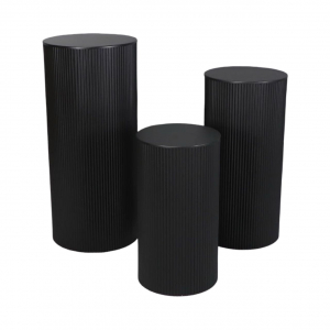 Wave Plinth Set Black ( 3PCS)