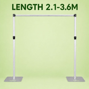 Adjustble Heavy Duty Aluminium Backdrop Stand (3.6m*3.6m)