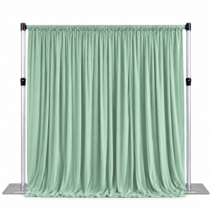 Milk Silk Backdrop Curtain Sage Green (3m*3m)