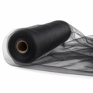 Soft Tulle Fabric Roll Black (75cm*50m)