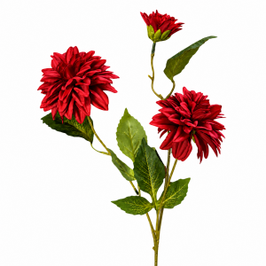 Artificial  Dahlia Red