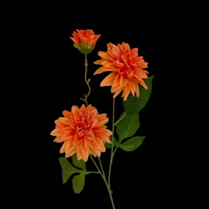 Artificial Dahlia Orange